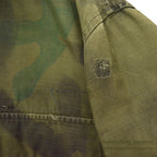 1960's USARMY M-65 HAND PAINTED CAMO JACKET / 1st PATTERN...
