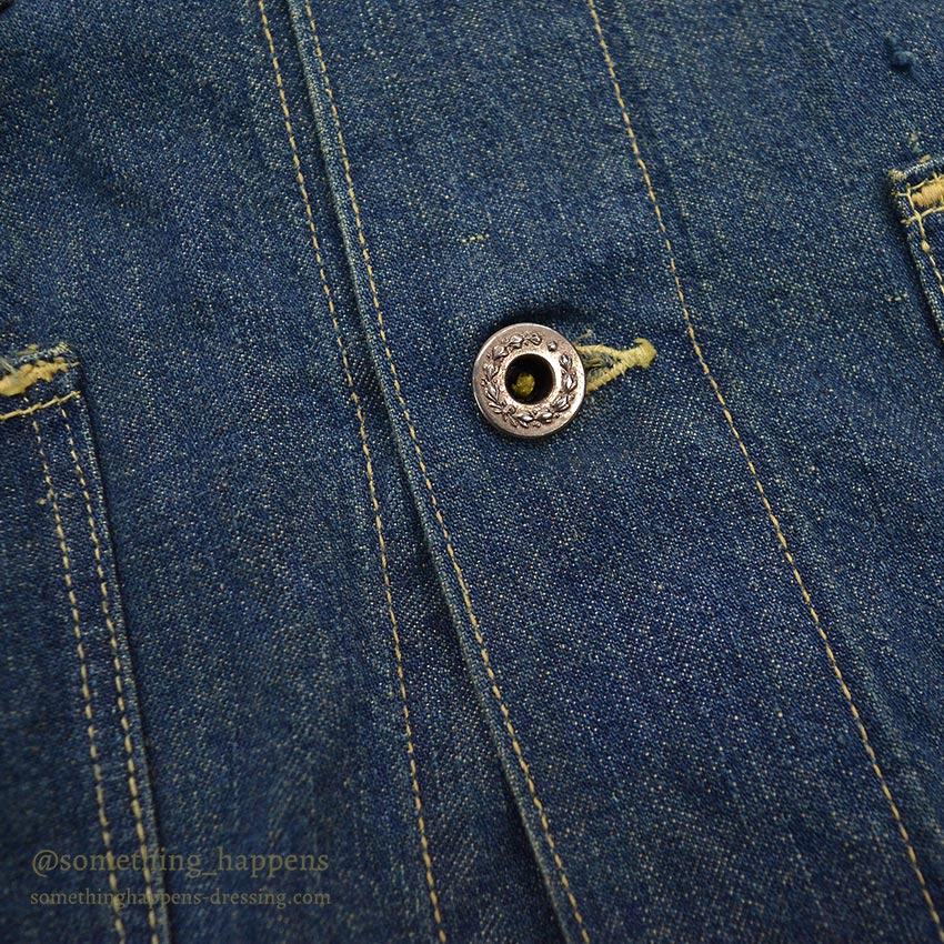 1930's UNKNOWN DENIM COVERALL / THICK DENIM ...