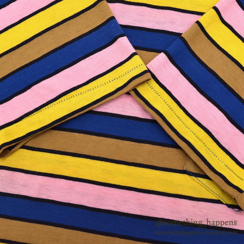 1970's CK MULTI COLOR BORDER POCKET T-SHIRT ...