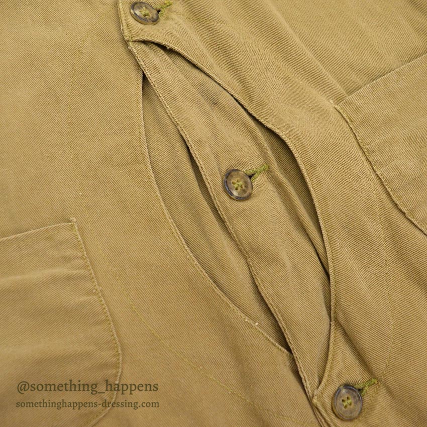 1930's Hirsch Weis HALF MOON POCKET HUNTING VEST / UNUSUAL DETAIL ...