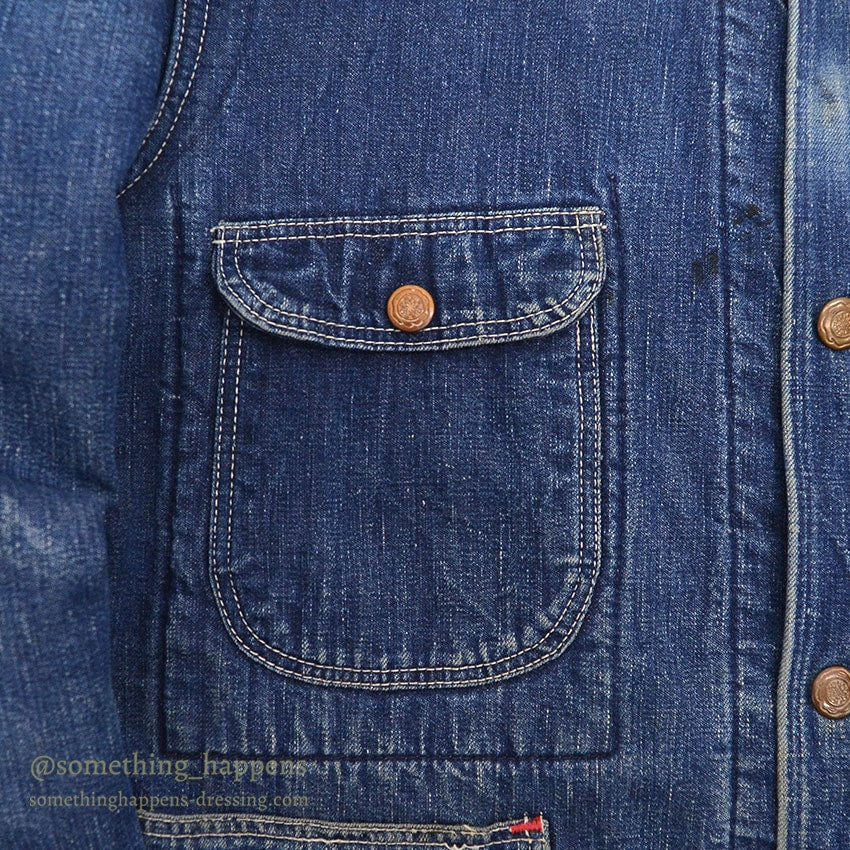1960's NATIONAL MASTER DENIM COVERALL / BLANKET LINED...