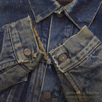 1960's LEVI'S 558 DENIM VEST / CHOPPED SLEEVE... 42