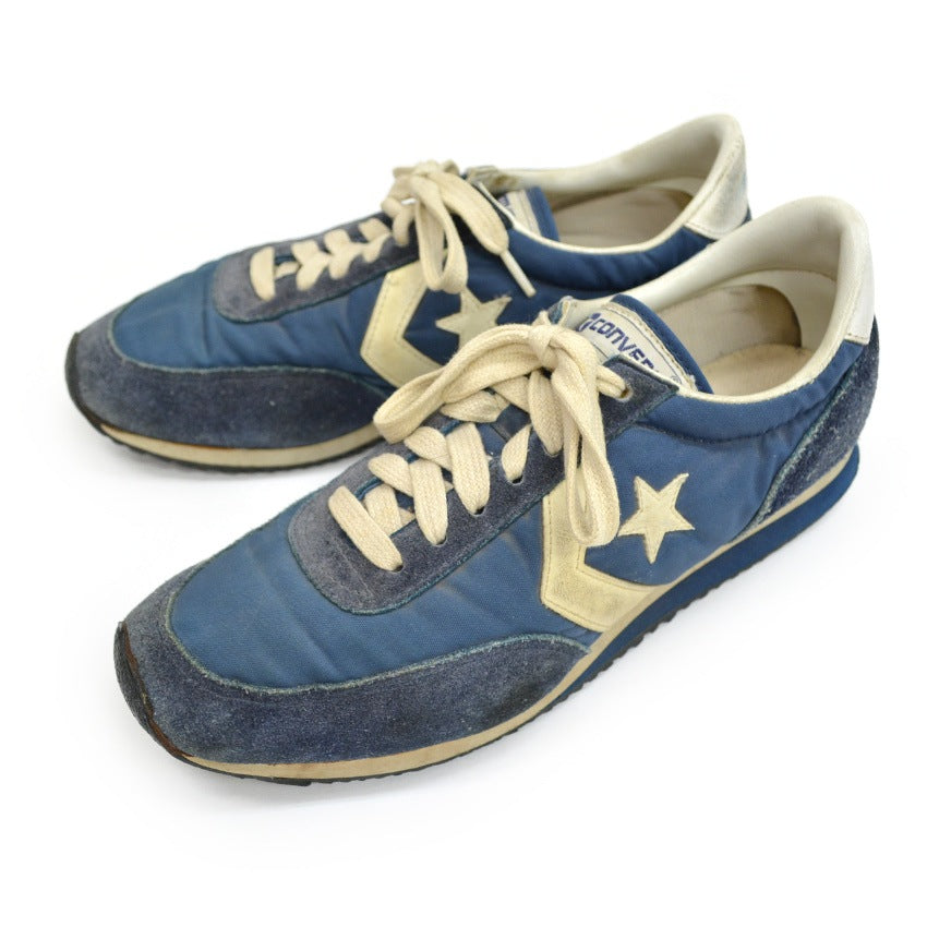 80's CONVERSE Blue × White Running Shoes