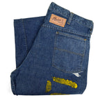 60's E&W The Plains RIDER INDIGO DENIM PANTS RODEO PAINT