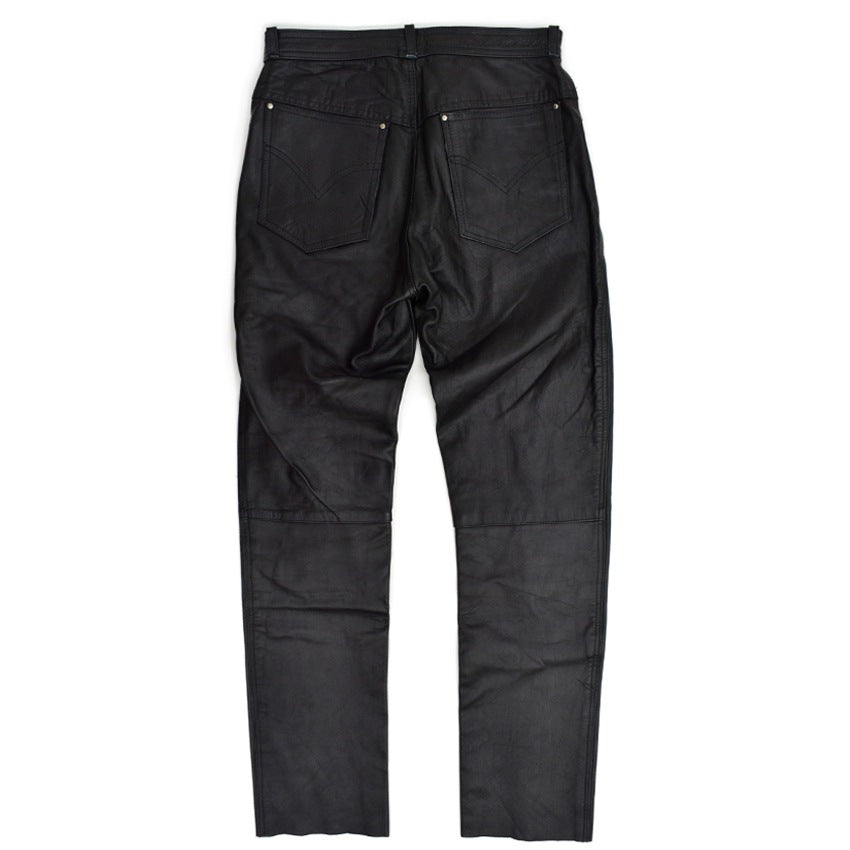 〜90's PAKISTAN LEATHER PANTS ... W32