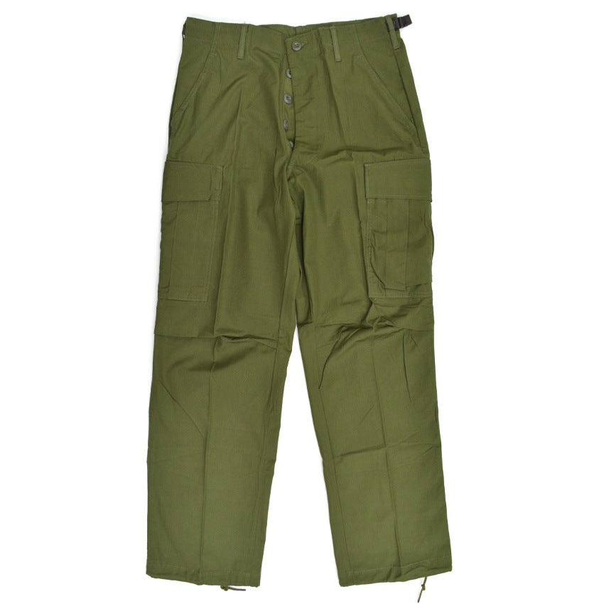 60's U.S.ARMY デッドストック ジャングルファティーグ パンツ ノンリップ ... S-R