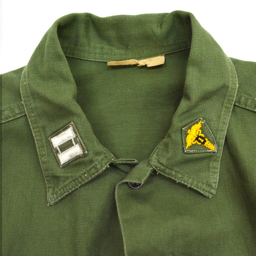 1950s US Army 13-Star Button Cotton Utility Shirt...