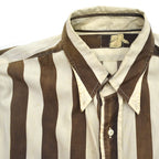 ~40's POWERS STRIPE LONG SLEEVE SHIRT'S... 151/2