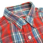 1950s-era old cotton flannel shirts with gussets...