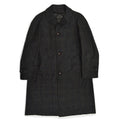 50's Deadstock PENNEYS Black Plaid Wool Coat...