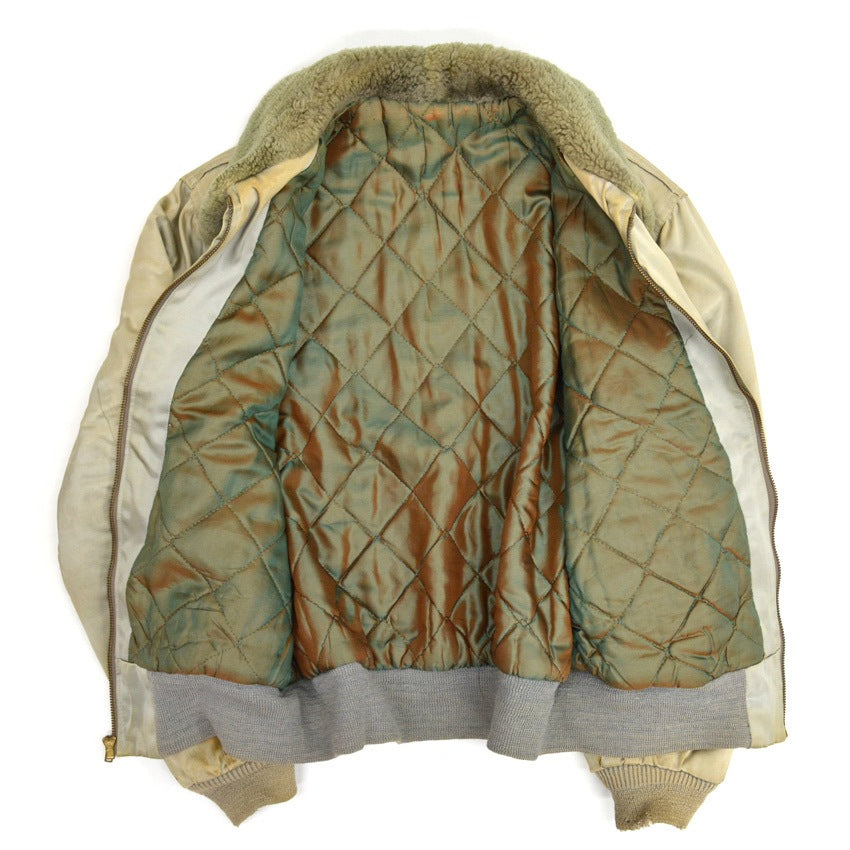 50's B-15 Type Silver Satin Jacket ...As-Is