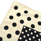 Deadstock Old Polka Dots 白黒 スカーフ ...