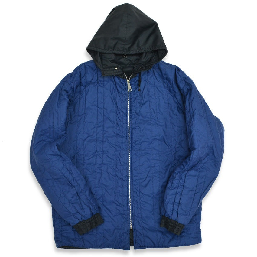 60's McGREGOR Quilted Reversible Jacket, Black... Size M