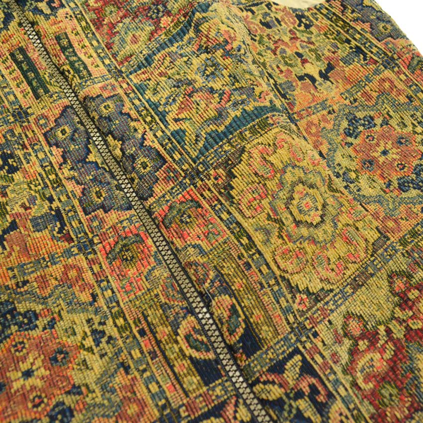 90's ORVIS Gobelin Tapestry Zip-Up Vest... L