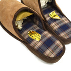 Unused Leather Upper Slippers... Size 9