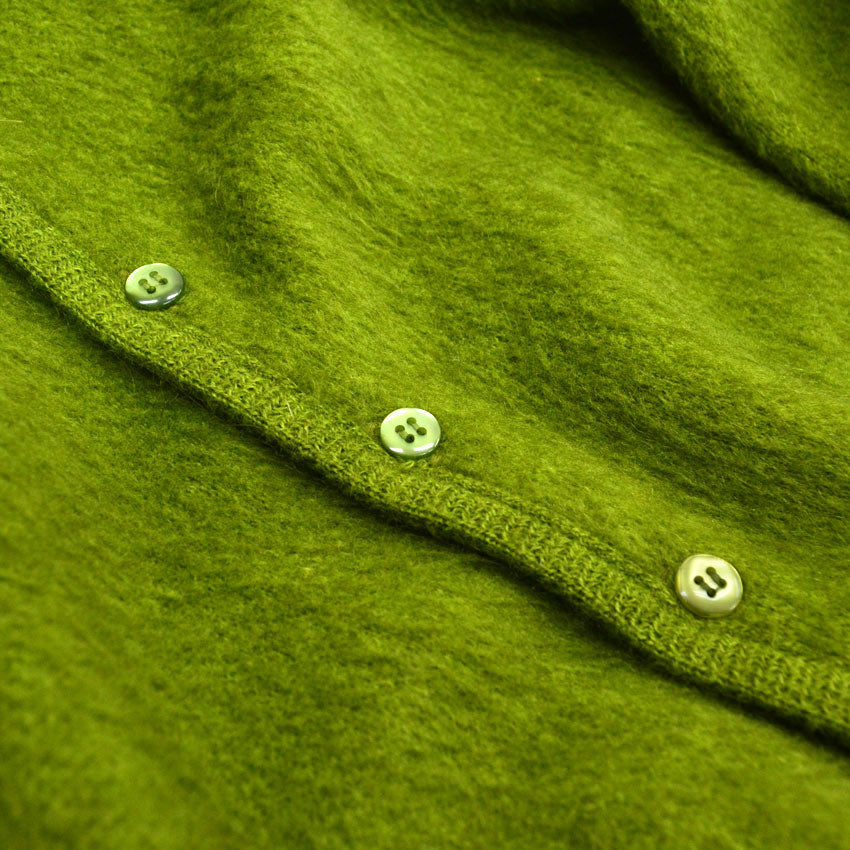 60's Sears Matcha Mohair Cardigan... M Mint