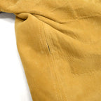 60s-style deerskin jacket with happi coat sleeves...