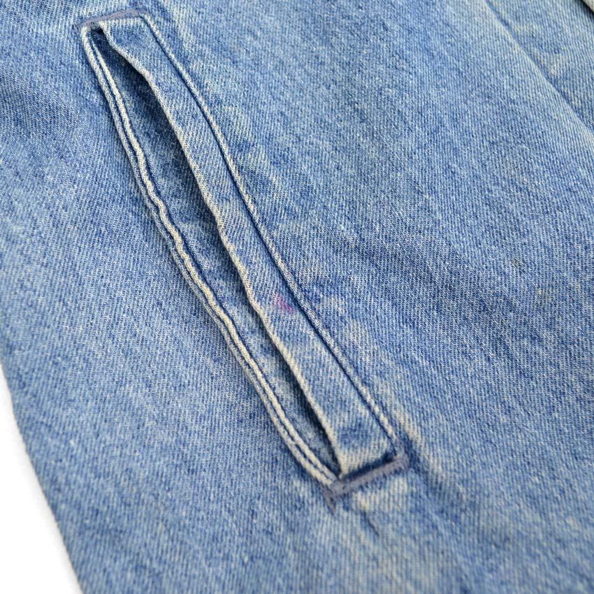 80's Levi's 'Oversized Patch' Denim Coat... S