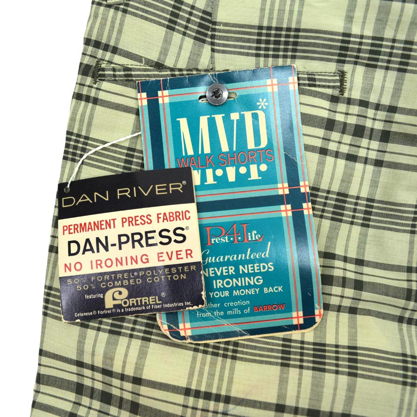 ~70's Deadstock MVP WALK SHORTS Prest 4 Life... W32