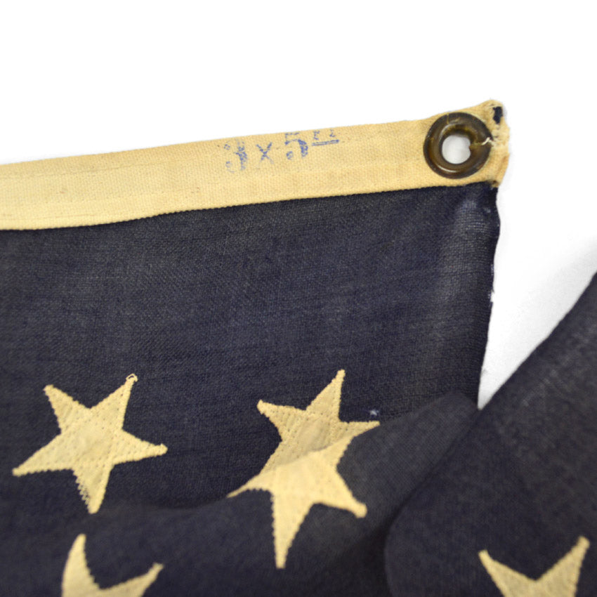 Vintage 48 Star American Flag All Wool with Sewn Stars ... 85cm×142cm