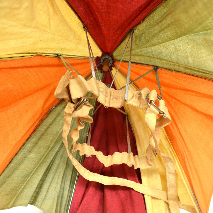 50's~ CRAZY PATTERN HEADBAND PARASOL Made in JAPAN...