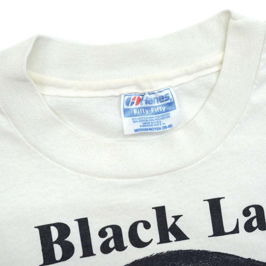 80s Hanes 'Black Lab' Labrador Retriever Dog Print T-Shirt... M