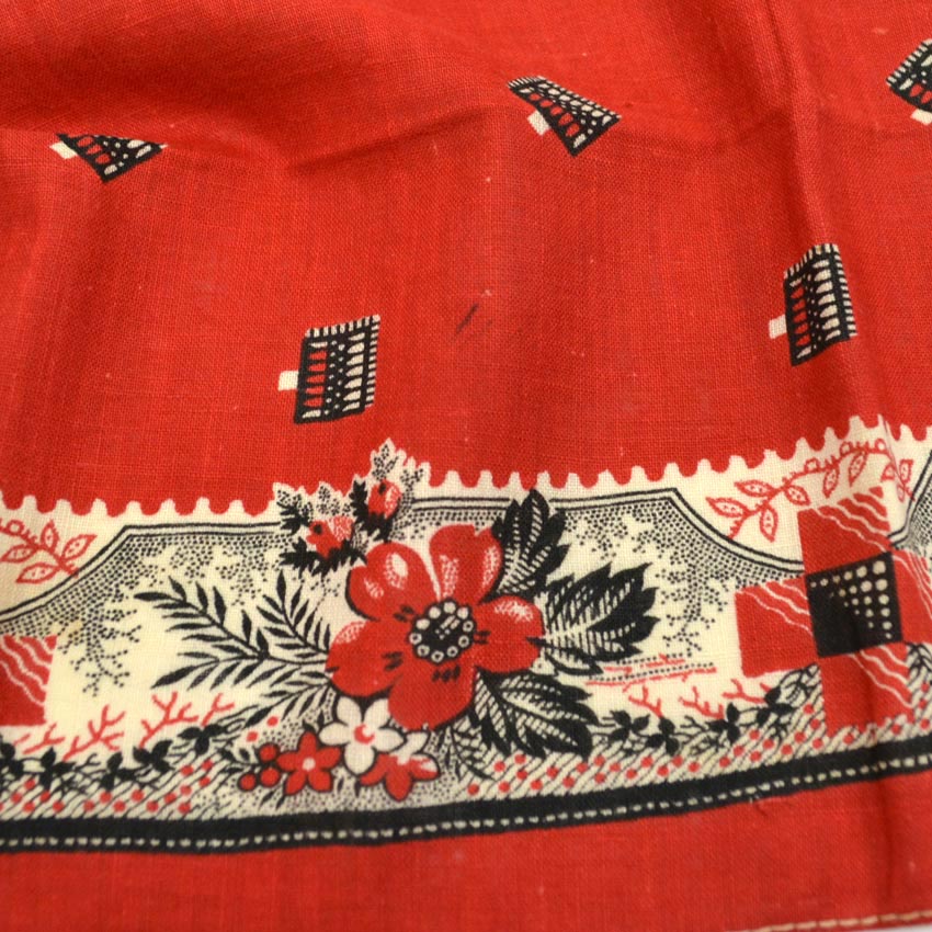 1880's~ MARTHA. WASHINGTON. SH GREENE & SONS. TURKEY RED BANDANA...