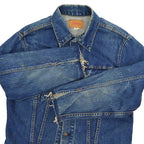 60's Levi's 70505 BIG-E Denim Jacket Cuff Cut!! ... Actual size 44