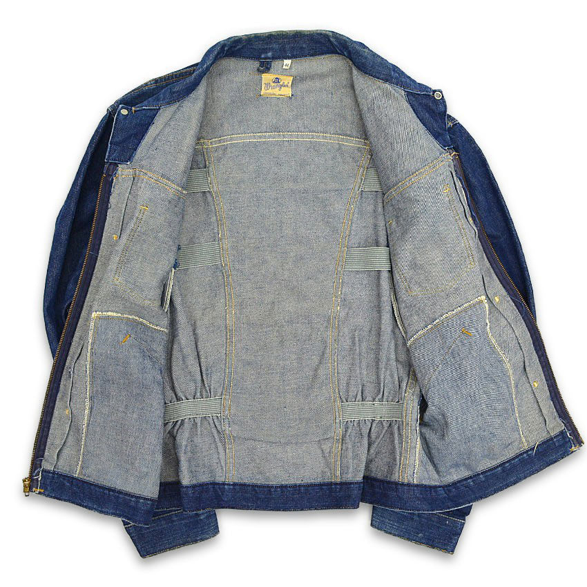 60's Wrangler 24MJZ Denim Jacket Dark... 44