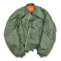 70's USAF MA-1 MIL-J-8279E ALPHA-made 1972 Flight Jacket... L
