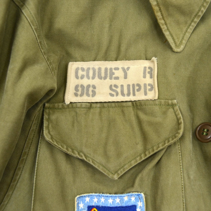 1940s USAF M-1943 WWII JACKET 'E SEMPRE L'ORA' Squadron AS IS ... 36R