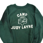 ~60's Champion Camp Judy Layne Run Tag Sweatshirt... L