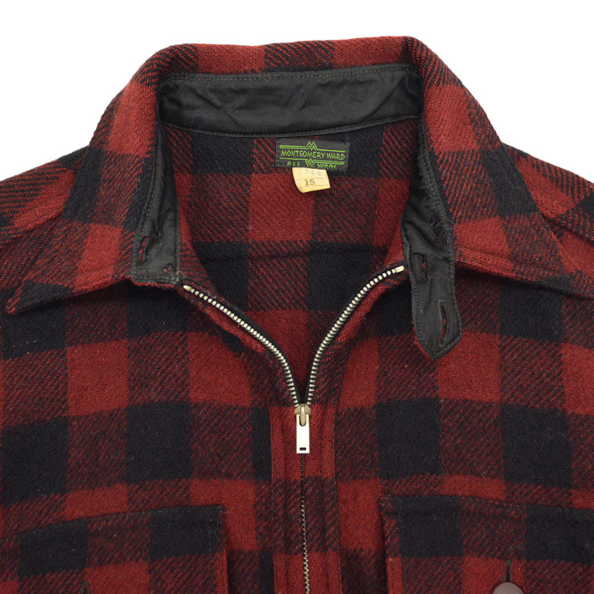 1930s Montgomery Ward Chin Strap Half-Zip Wool Shirt ...15
