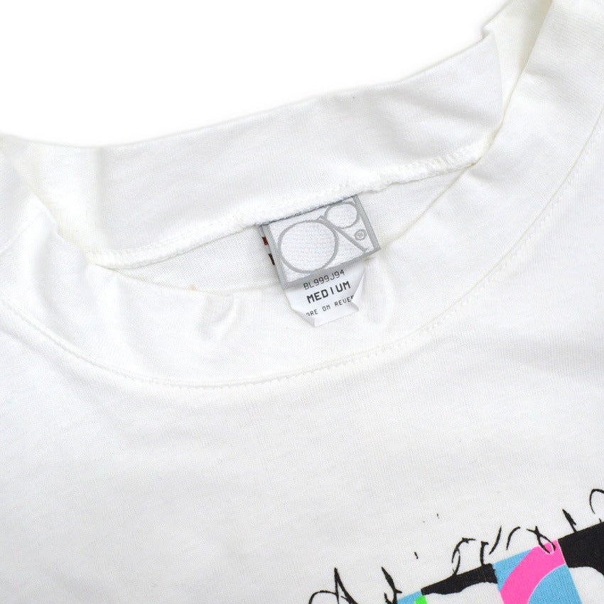80's Deadstock OCEAN PACIFIC GRAPHIC DROPTAIL TEE...M