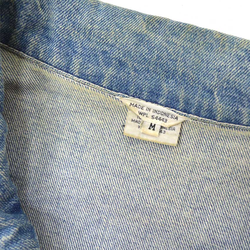 ~90's DENIM DUFFLE COAT...M