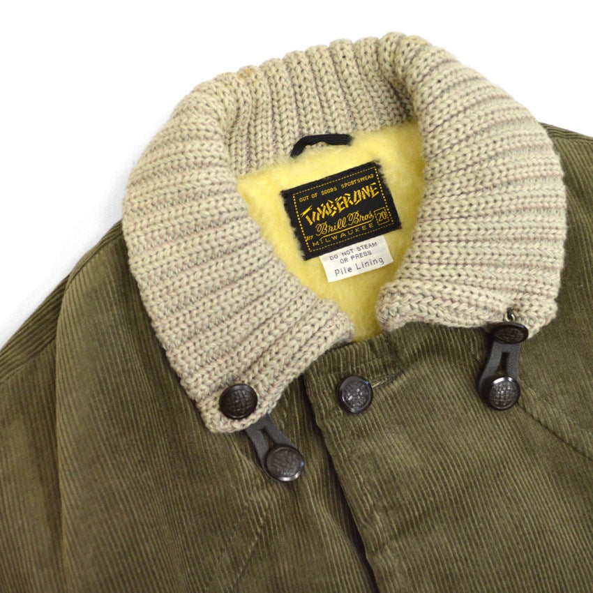 60's Deadstock TIMBERLINE by Brill Bros Corduroy Donkey Coat...