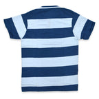 ~60's Deadstock TOWNCRAFT Penneys Border HENLEY NECK T-SHIRT...M