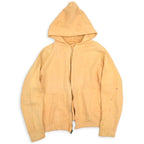 60's Faded Color Sweat Zip Up Hoodie with Separate Pockets...