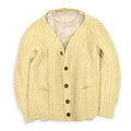 70s Kennedy of Ardara Aran knit cardigan, made in Ireland...
