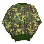 70's~ Deadstock chillerkiller by SAFTBAK Camo Quilting Sweat shirt ... XL
