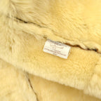1990's US SHEEPSKIN SHAWL COLLAR SHEARLING MOUTON JACKET... 40
