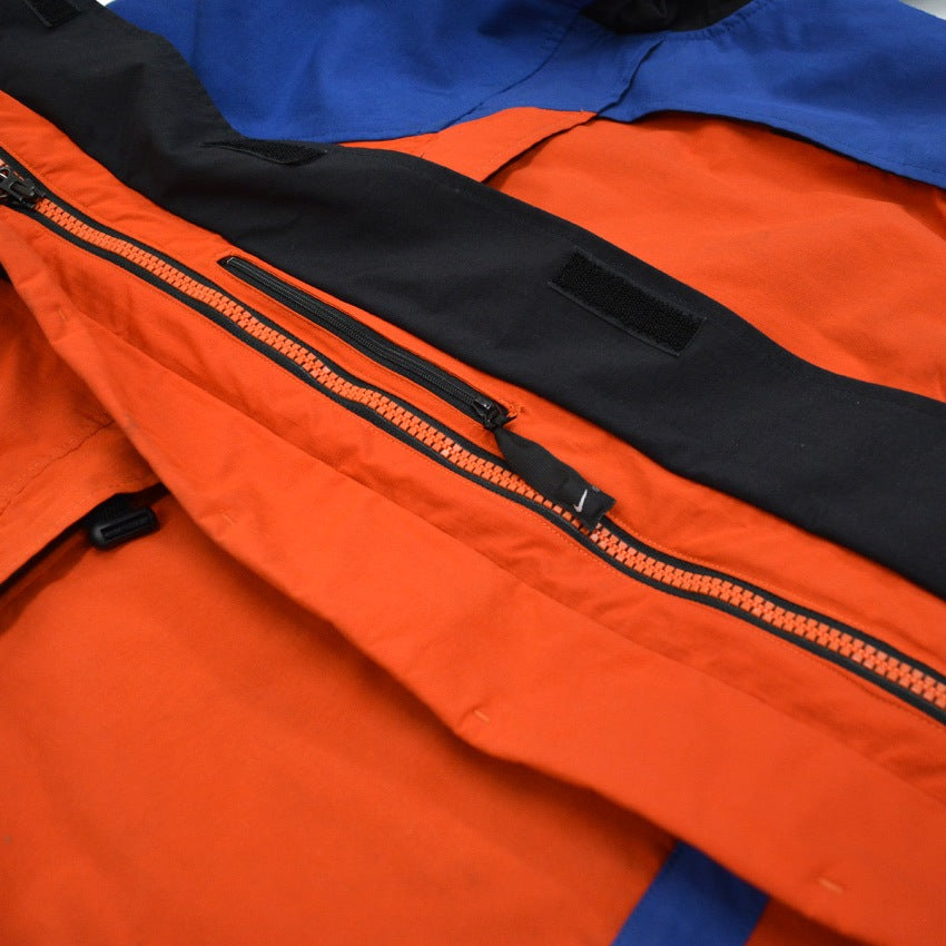 1990's NIKE ACG STORM FIT JACKET ORANGE×BLUE×BLACK... M