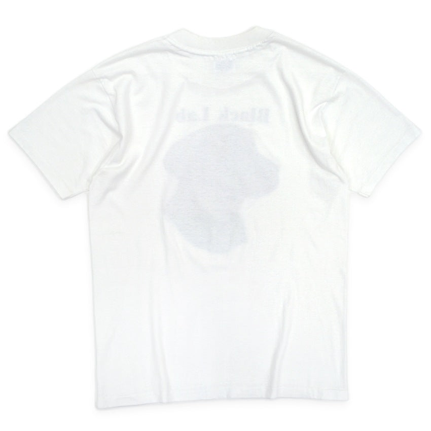 1990's Hanes Black lab Dog Print T-shirt...L
