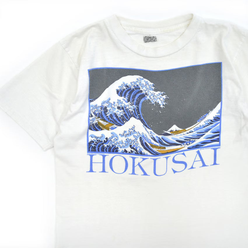 1980's wildwood productions 北斎 神奈川沖波裏 T-shirt ... L