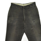 1960's LEVI'S Casuals Black Pique Pants... W31 L29.5