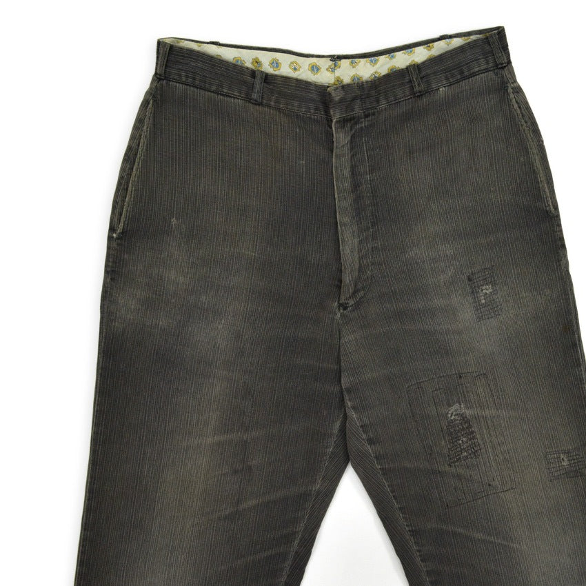 1960's LEVI'S Casuals Black Pique Pants... W31 L29.5