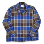 1960's VAN HEUSEN BLOCK PLAID SHIRT...L