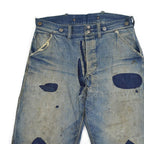 1930's Montgomery Ward Buckle Back Denim Pants... W32 L29.5
