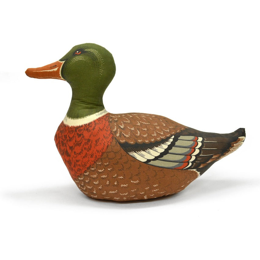 OLD Mallard Duck Print Cushion...