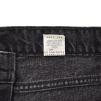 1990's Levi's 550 BLACK DENIM SHORTS... W36 L00